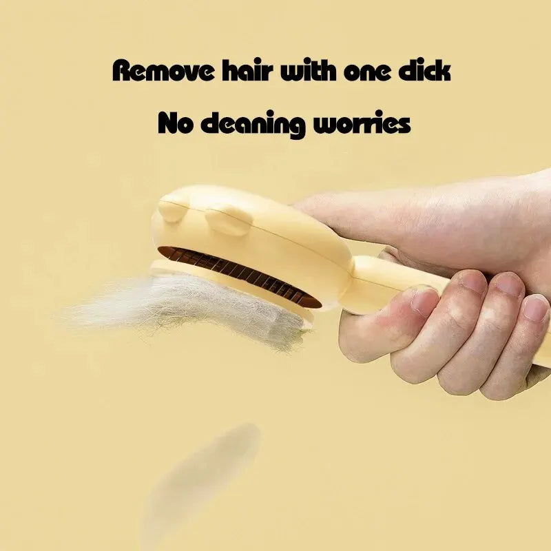 One-Key Hair Removal Cleaning Brush