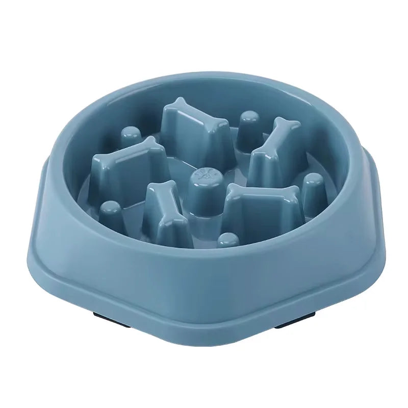 Dog Slow Feeder Non-choking Pet Bowl Anti Slip