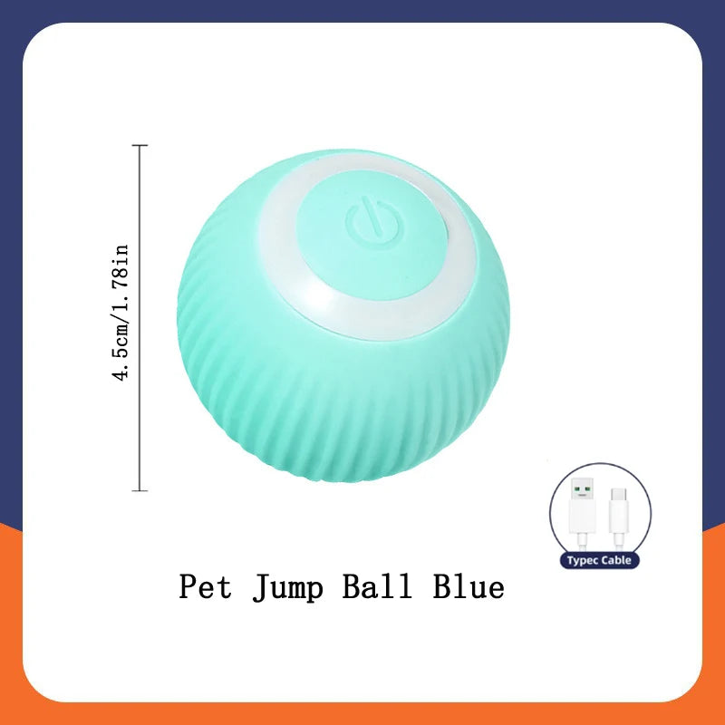 لعبة Smart Dog Toy Ball Electronic Interactive Pet Toy Moving Ball USB Automatic Moving Colling for Puppy Birthday Gift Products Cat Products