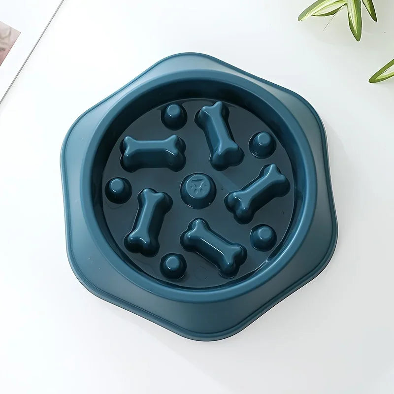 Dog Slow Feeder Non-choking Pet Bowl Anti Slip