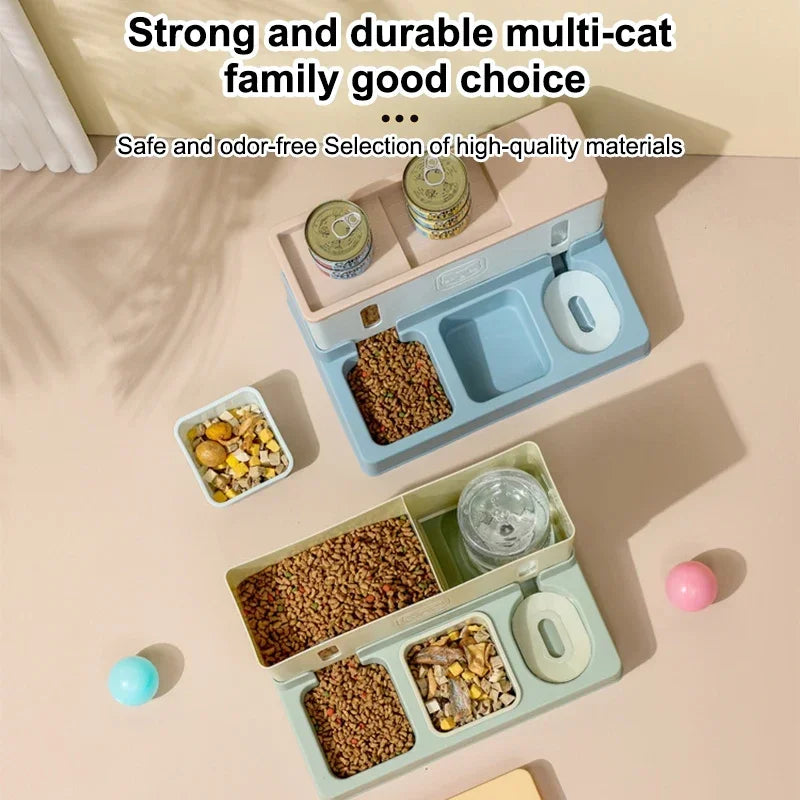 Pet Cat Dog Automatic Feeder 3-in-1