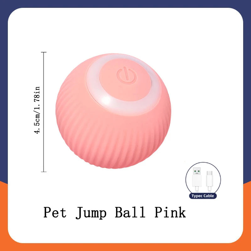 لعبة Smart Dog Toy Ball Electronic Interactive Pet Toy Moving Ball USB Automatic Moving Colling for Puppy Birthday Gift Products Cat Products