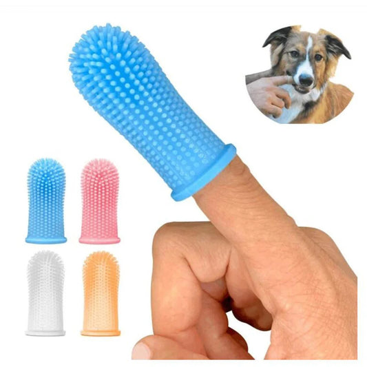 Dog Super Soft Pet Finger Toothbrush Teeth