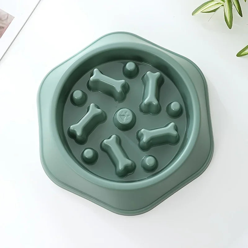 Dog Slow Feeder Non-choking Pet Bowl Anti Slip