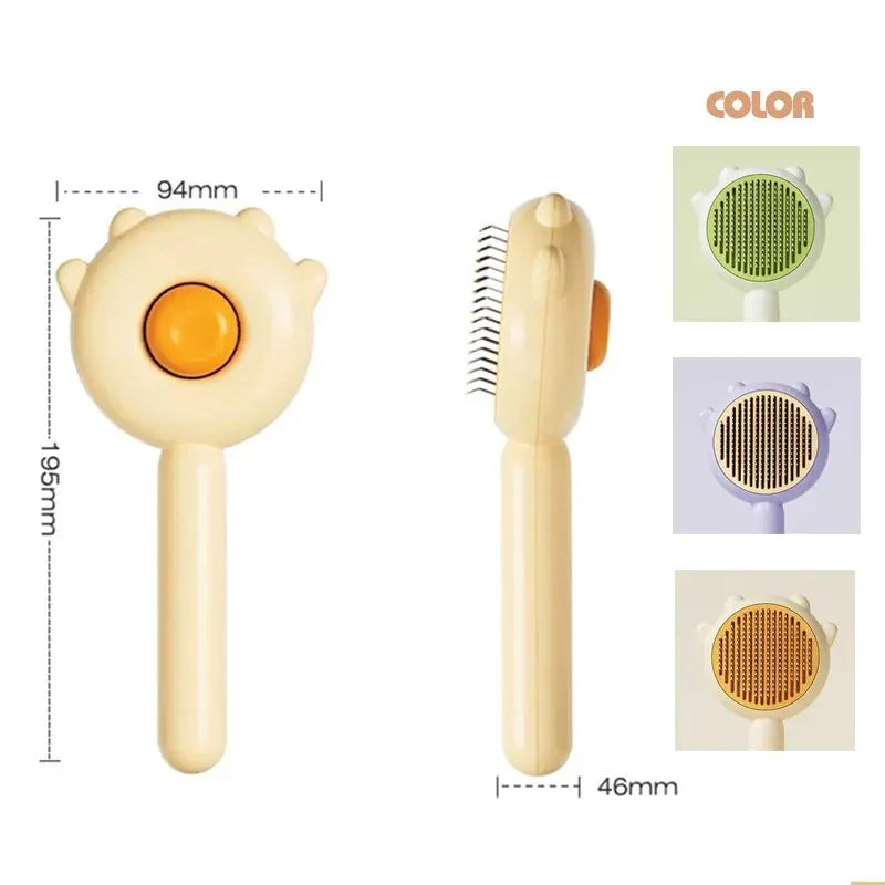 One-Key Hair Removal Cleaning Brush