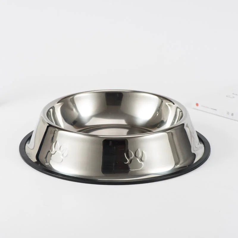 6 Size Pet Dog Cat Bowls Stainless Steel Feeding