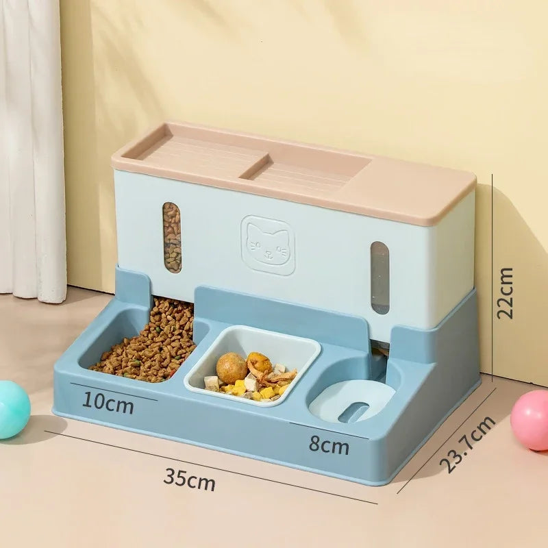 Pet Cat Dog Automatic Feeder 3-in-1