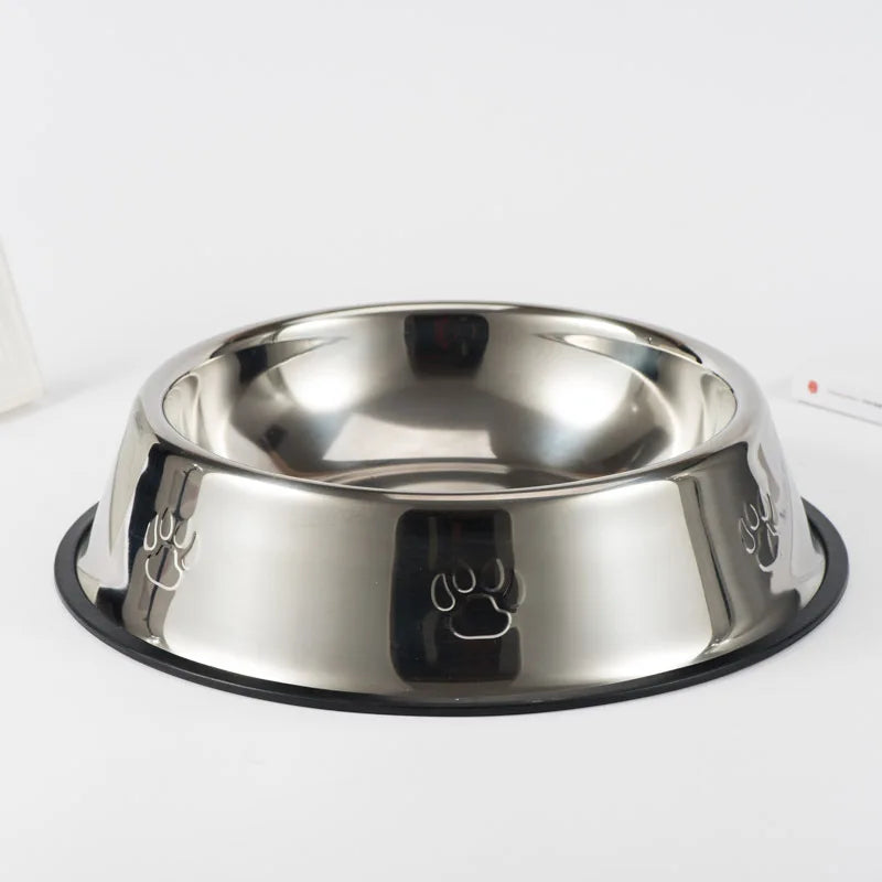 6 Size Pet Dog Cat Bowls Stainless Steel Feeding