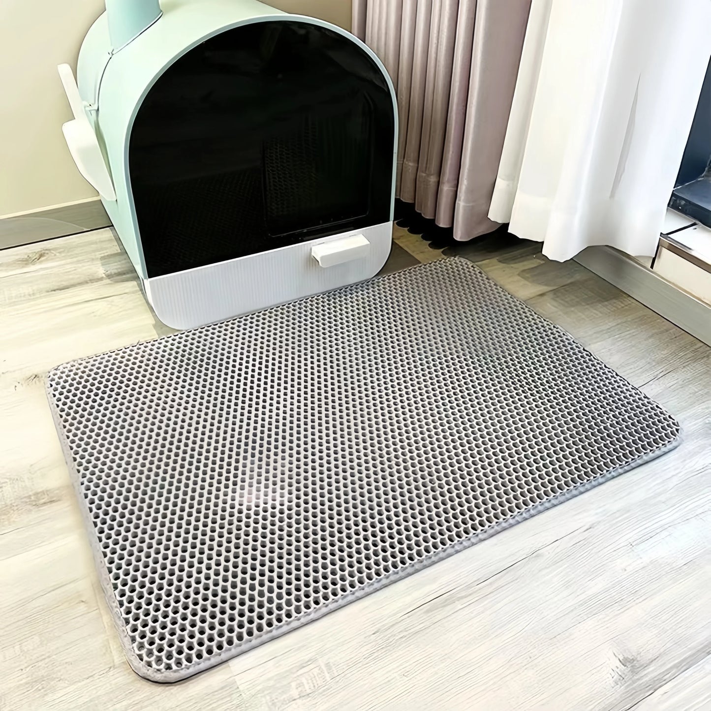 Large size Cat Litter Mat Eva Double Layer Waterproof Cat Litter