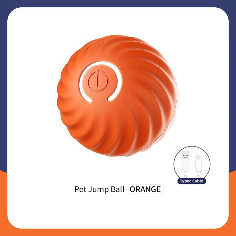 لعبة Smart Dog Toy Ball Electronic Interactive Pet Toy Moving Ball USB Automatic Moving Colling for Puppy Birthday Gift Products Cat Products