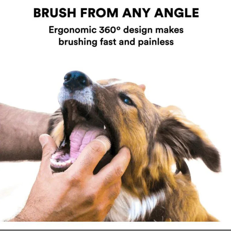 Dog Super Soft Pet Finger Toothbrush Teeth