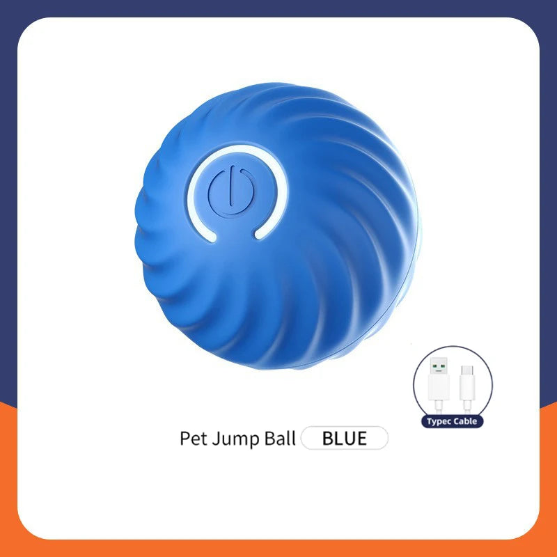 لعبة Smart Dog Toy Ball Electronic Interactive Pet Toy Moving Ball USB Automatic Moving Colling for Puppy Birthday Gift Products Cat Products